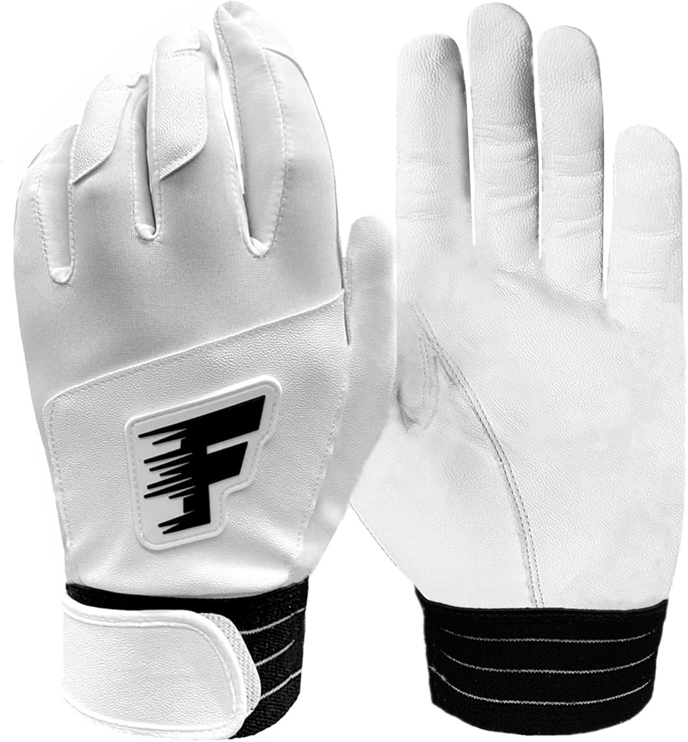 Premium Cabretta Leather Batting Gloves for Men, Women, and Youth - Pro Grip Baseball & Softball Gloves (1 Pair)
